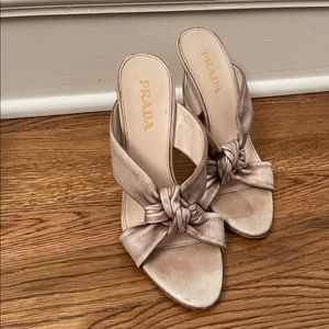 Prada Peep Toe Heels